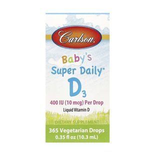 Super Daily D3 for Baby 400IU - 365 Veg drops 10.3 ml 2023-10-4554 фото