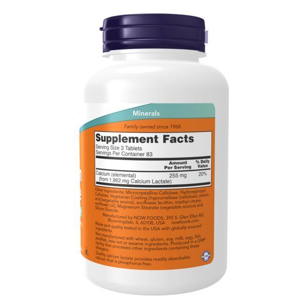 Кальций Лактат, Calcium Lactate - 250 tabs 2022-10-2580 фото