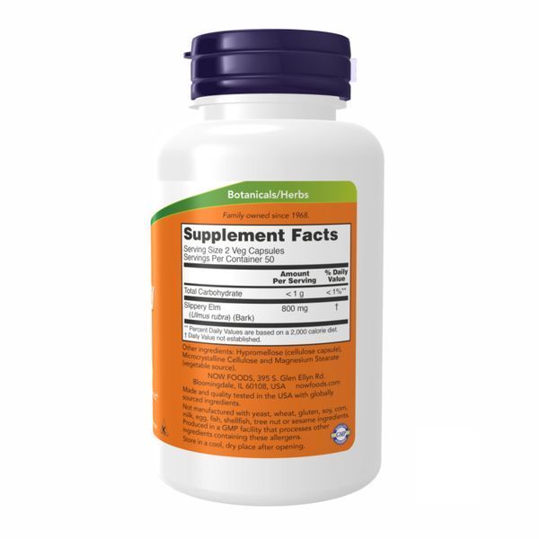 Скользкий вяз, Slippery Elm 400 mg - 100 vcaps 2022-10-0117 фото