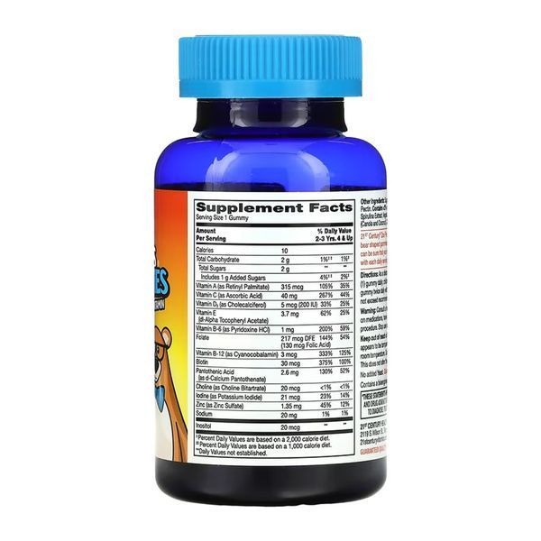 Дитячі мультивітаміни, Zoo Friends Multi Gummies Plus Extra C - 60 gummies 2023-10-7121 фото