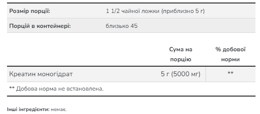 Креатин Моногидрат, Creatine Powder - 8 oz 2022-10-2393 фото