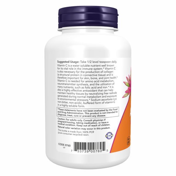 Аскорбат натрия, Sodium Ascorbate - 227g (8oz) 2022-10-2573 фото