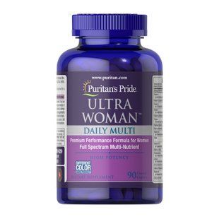 Мультивітаміни для жінок, Ultra Woman&trade; Daily Multi Timed Release with Zinc - 90 caps 2023-10-4586 фото