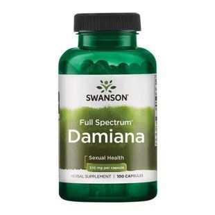 Дамиана, Full Spectrum Damiana 510mg - 100 caps 2023-10-2735 фото