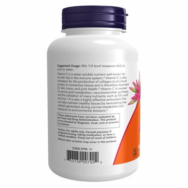 Витамин С, Vitamin C Crystals - 227g (8oz) 2022-10-2574 фото