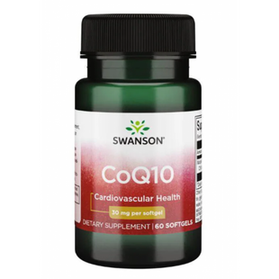 Коэнзим для сердца и клеточной энергии Swanson (CoQ10) &ndash; 60 капсул (До 10.26) 2024-11-0616 фото