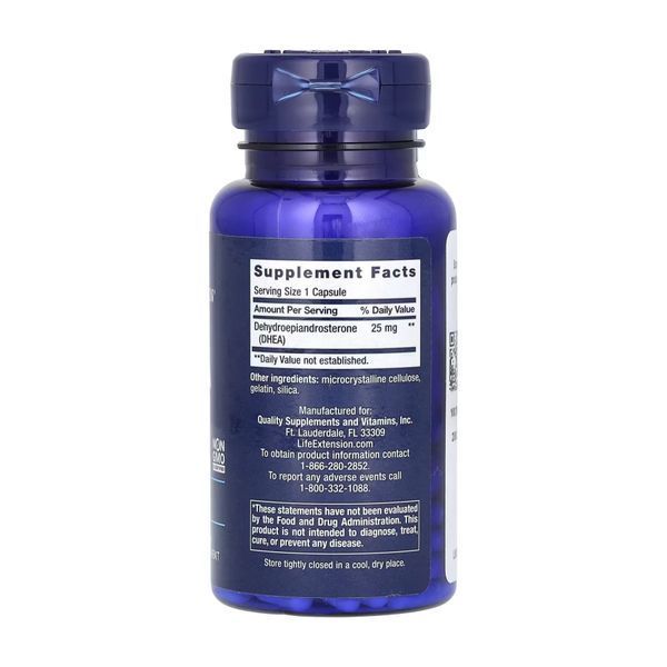 Дегідроепіандростерон, DHEA 25 mg - 100 caps 2023-10-3212 фото