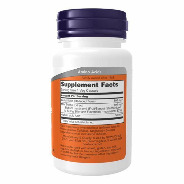Глутатіон, Glutathione 500mg - 60 vcaps 2022-10-1423 фото