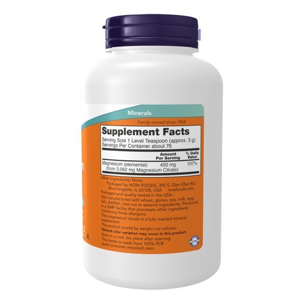 Магний Цитрат Пудра, Magnesium Citrate Powder - 8 oz 2022-10-0669 фото