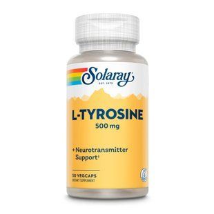 Л-Тирозин, L-Tyrosine 500mg - 50 vcaps 2023-10-2396 фото
