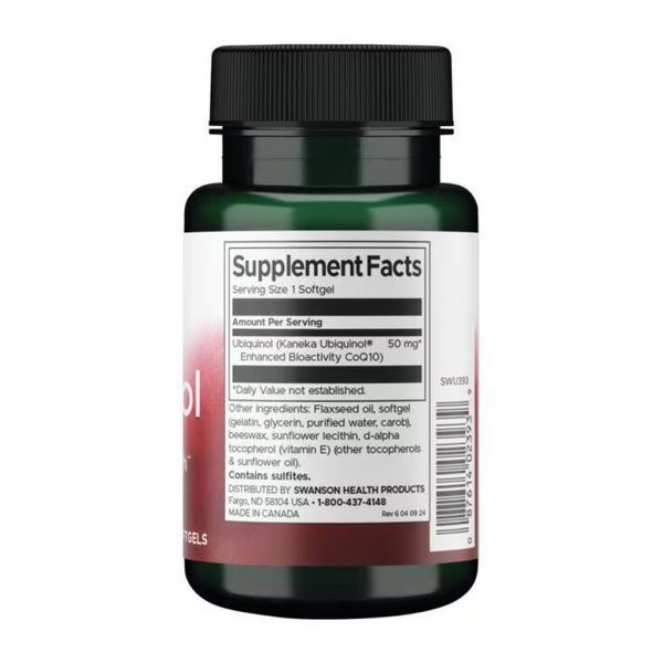 Убихинол, Ubiquinol 50mg - 60 sgels 2023-10-2737 фото