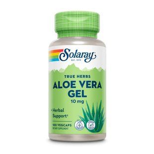 Алое, Aloe Vera Gel 10mg - 100 vcaps 2023-10-2124 фото