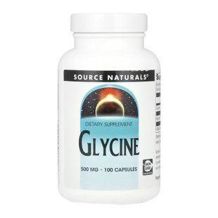 Glycine 500 mg - 100 caps 2023-10-6607 фото