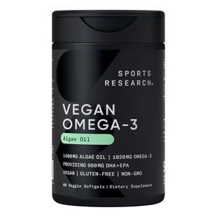 Веганская Омега-3, Vegan Omega-3 1400mg - 60 softgels 2023-10-4398 фото