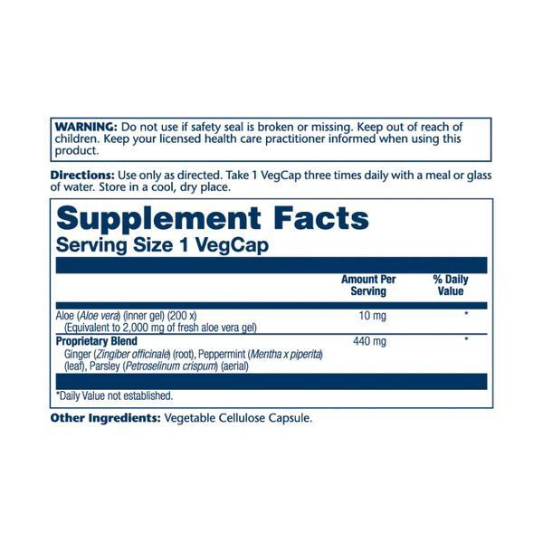 Алое, Aloe Vera Gel 10mg - 100 vcaps 2023-10-2124 фото