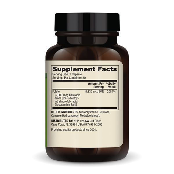Метил Фолат, Methyl Folate - 30 caps 2023-10-3940 фото