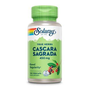 Каскара, Cascara Sagrada Bark 450mg - 100 vcaps 2023-10-2125 фото