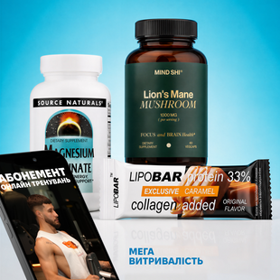 МЕГА ВЫНОСЛИВОСТЬ &mdash; Фокус, энергия и восстановление, Lion's Mane + Lipobar + Magnesium Glycinate 3033-10-0527 фото