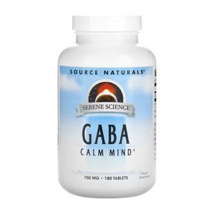 Serene Science&reg; GABA 750 mg - 180 tabs 2023-10-5114 фото