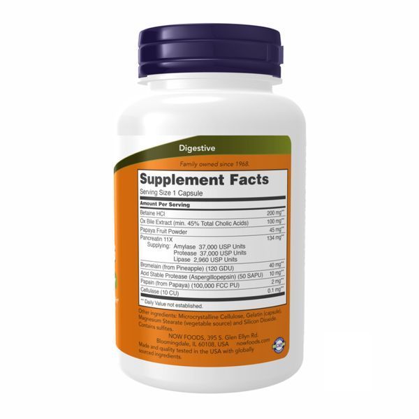 Комплекс Ензимів для підтримки травлення, Super Enzyme - 90 caps 100-58-7842699-20 фото