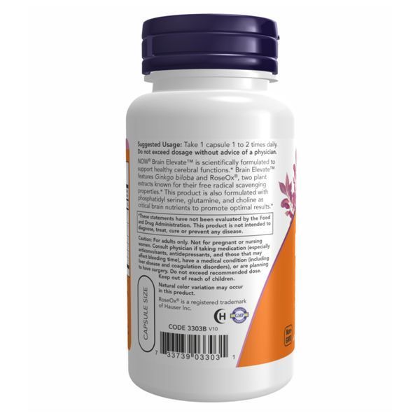 Комплекс для мозга, Brain Elevate Formula - 120 vcaps 2022-10-2795 фото