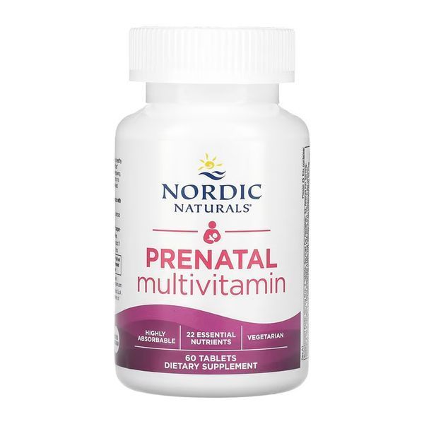 Мультивітаміни Nordic Naturals (Prenatal Multivitamin) &mdash; 60 таблеток 2023-10-5981 фото