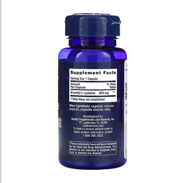 N-Acetyl-L-Cysteine (NAC) 600mg - 60 caps 2023-10-5459 фото