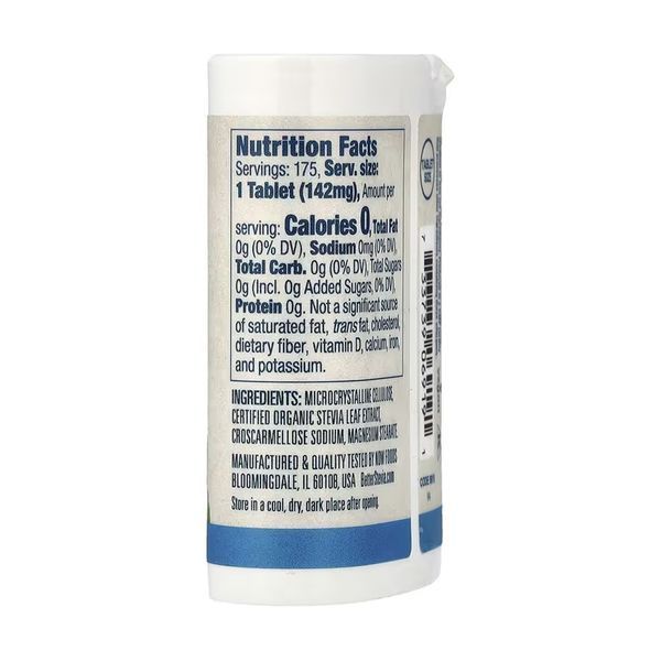 Заменитель сахара Стевия, Better Stevia Instant - 150 tabs 2023-10-6867 фото