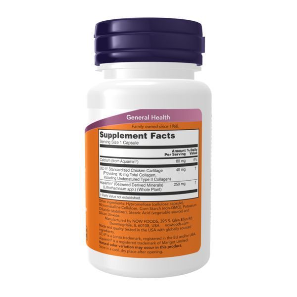 Коллаген второго типа для суставов, UC-II&reg; Type II Collagen 40mg - 60 vcaps 2023-10-2217 фото