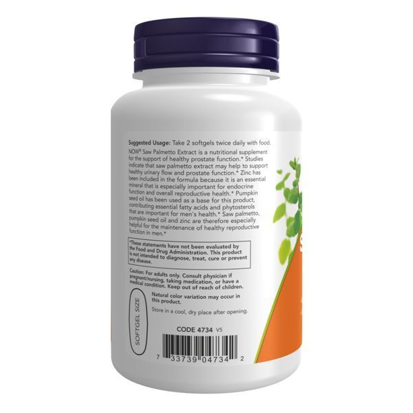 Экстракт Пальметто Сабальна, Saw Palmetto Extract 160mg - 90 sgels 2022-10-2651 фото