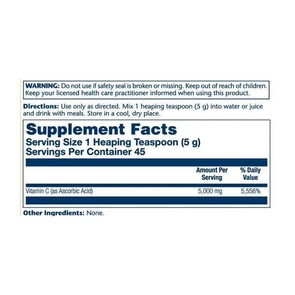 Витамин С в пудре, Vit C Powder 5000mg - 227g 2023-10-3570 фото