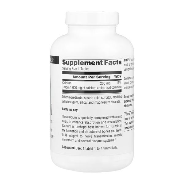 Calcium 200mg - 250 tabs 2023-10-5286 фото