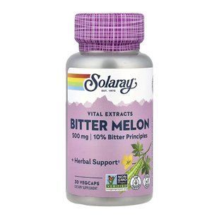 Экстракт Плода Горькой Дыни, Bitter Melon Fruit Extract 10% 500mg - 30 vcaps 2023-10-6732 фото