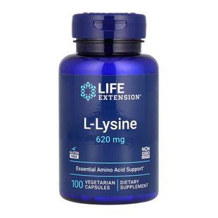 L-лізин, L-Lysine 620 mg - 100 vcaps 2023-10-6813 фото