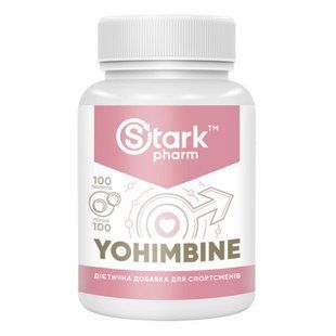 Йохимбин, Stark Yohimbine 10mg - 100tabs 100-23-1063432-20 фото