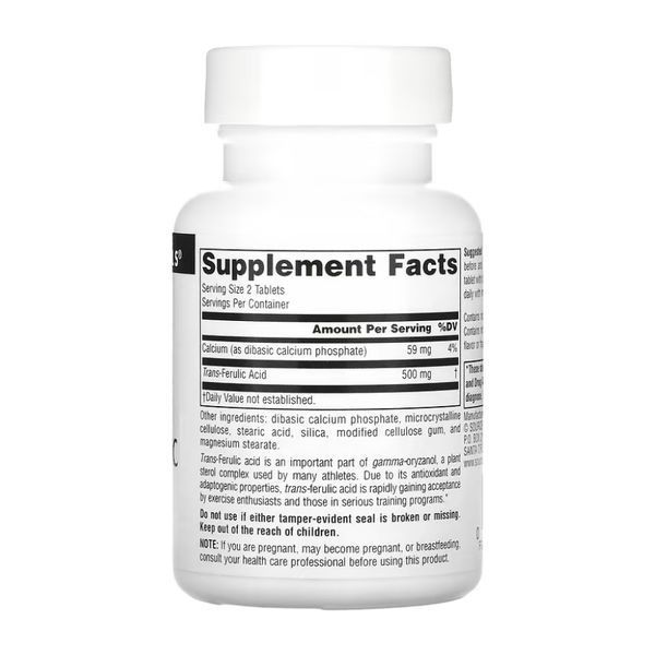 Trans-Ferulic Acid 250mg - 30 tabs 2023-10-5288 фото