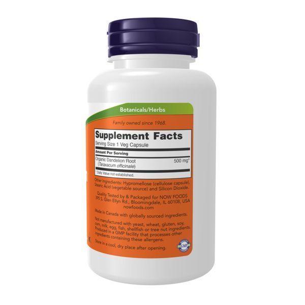 Корень одуванчика, Dandelion Root 500 mg - 100 vcaps 2023-10-2509 фото