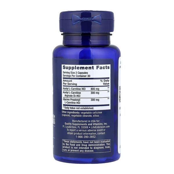 Оптимизированный карнитин, Optimized Carnitine - 60 caps 2023-10-6816 фото