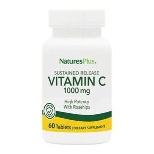 Витамин С, Vitamin C 1000mg - 60 tabs 2023-10-3228 фото