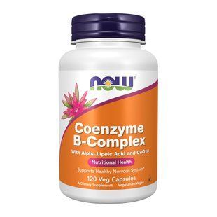 Витаминный комплекс, Coenzyme B-Complex With Alpha Lipoic Acid and CoQ10 - 120 vcaps 2024-11-0606 фото