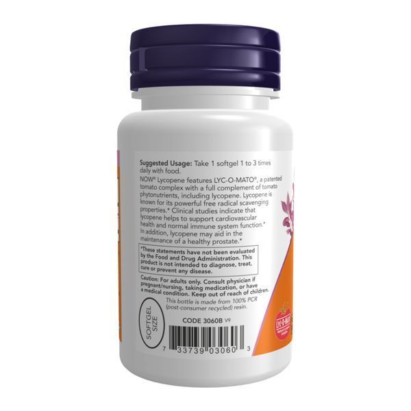 Lycopene 10 mg - 120 softgels 2023-10-3573 фото