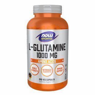 Л-Глютамин, L-Glutamine 1000mg - 240 vcaps 2022-10-1333 фото