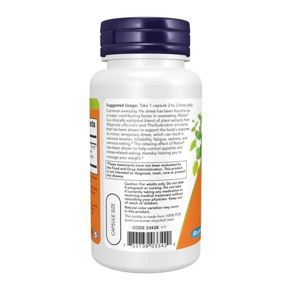 Комплекс для снятия стресса, Relora 300mg - 120 vcaps 2023-10-2823 фото