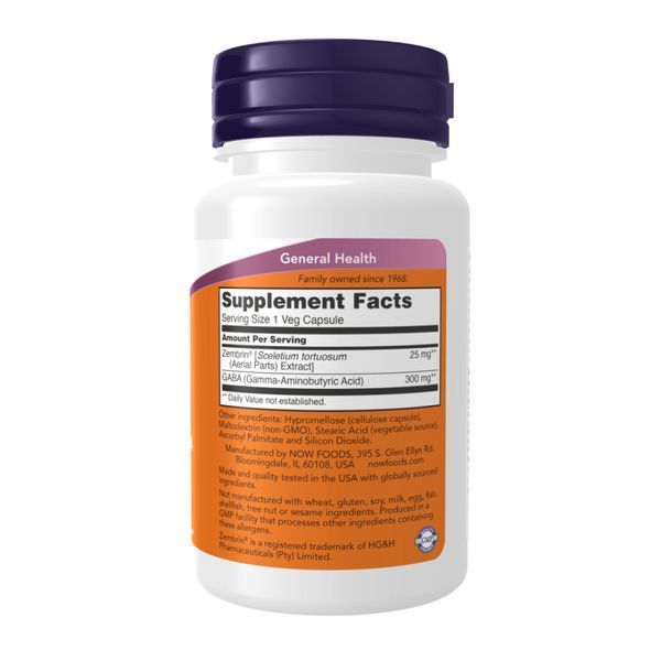 Спокій та концентрація, Calm & Focus with Zembrin&reg; & GABA - 60 vcaps 2023-10-3871 фото
