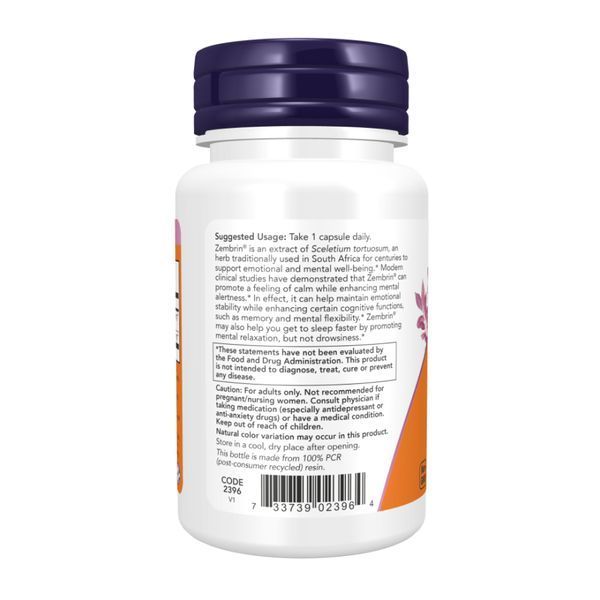 Спокій та концентрація, Calm & Focus with Zembrin&reg; & GABA - 60 vcaps 2023-10-3871 фото