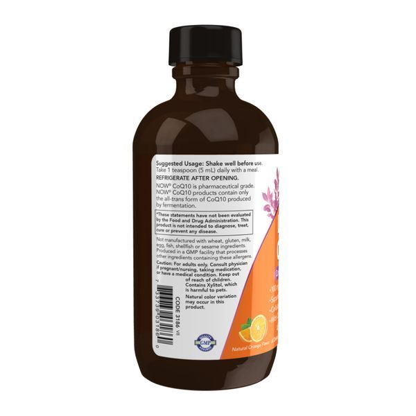 Рідкий Коензим Q10, Liquid CoQ10 - 118 ml Orange 2023-10-3757 фото