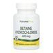 Бетаин гидрохлорид, Betaine Hydrochloride 600mg - 90 tabs 2023-10-6846 фото 1