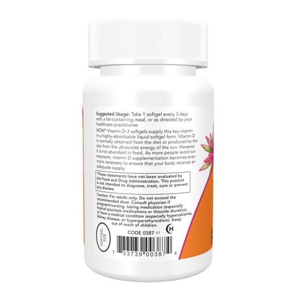 Vitamin D-3 10000 IU - 30 softgels 2023-10-4533 фото