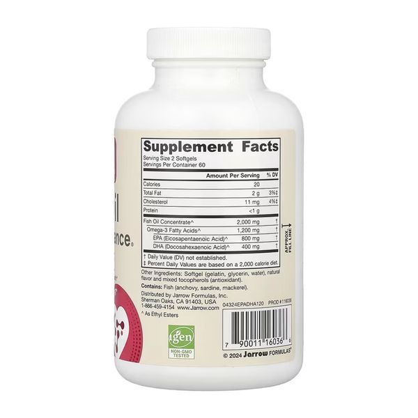 ЕПК та ДГК, EPA-DHA Balance&reg; 600 mg - 120 caps 2023-10-6202 фото