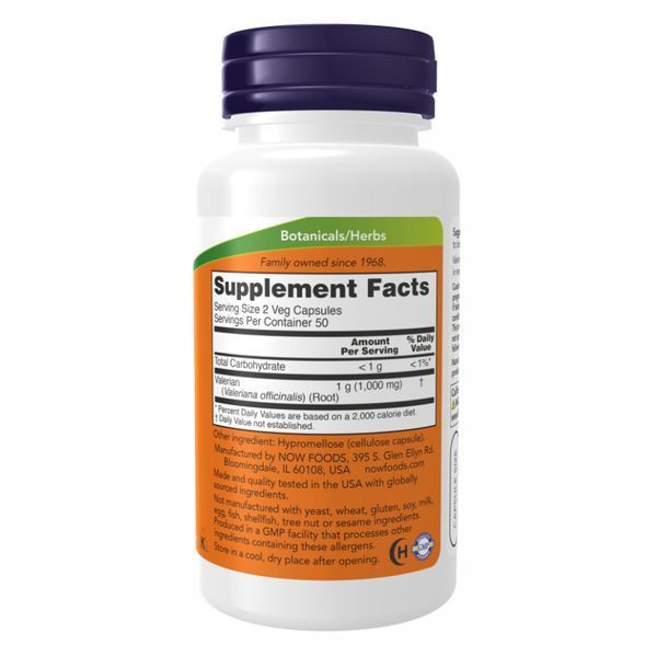 Корень валерианы, Valerian Root 500mg - 100 vcaps 100-29-9459873-20 фото